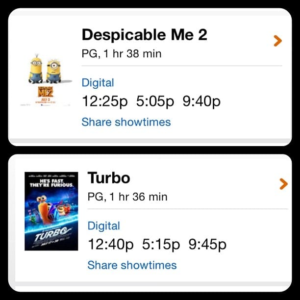 Love our local cheap second run movie theater in La Mirada. Looks like Jess gets to pick between these two movies.