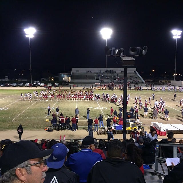 La Serna varsity football game #lancers #laserna