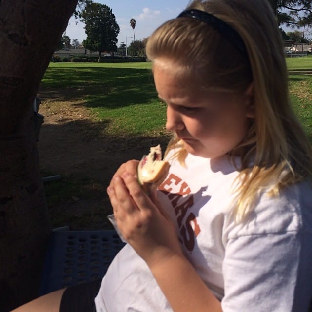 Lunch date at the park