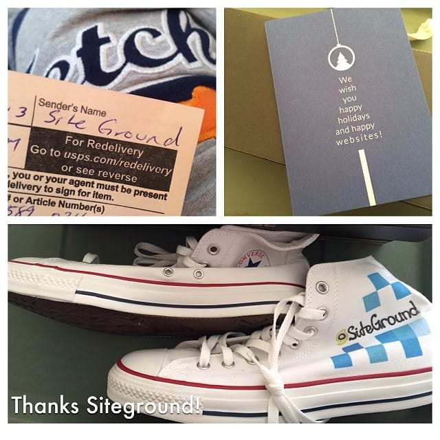 Siteground sent me Converse for Christmas. Thanks @siteground!