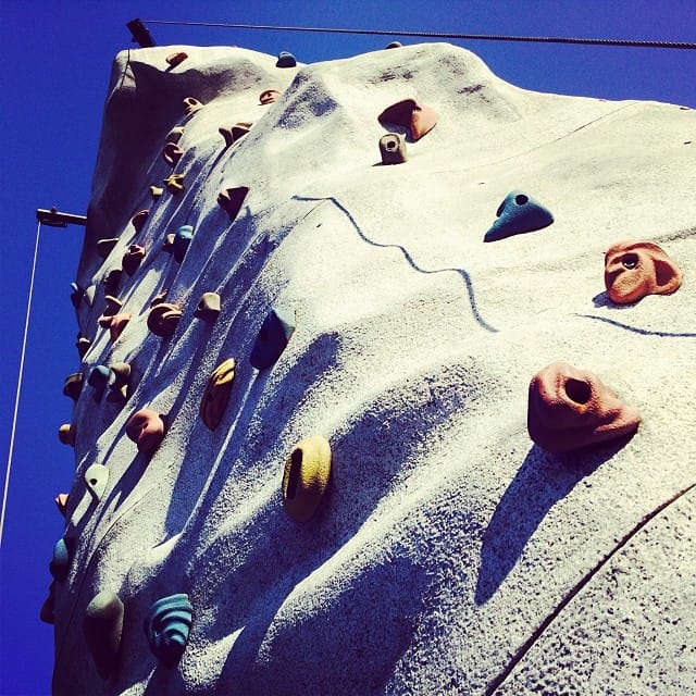 #evfreefullerton climbing wall