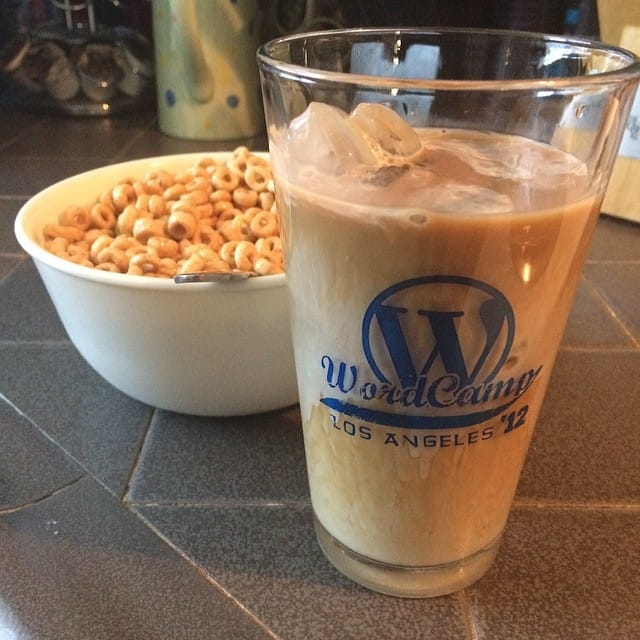 Breakfast of champions #WordPress