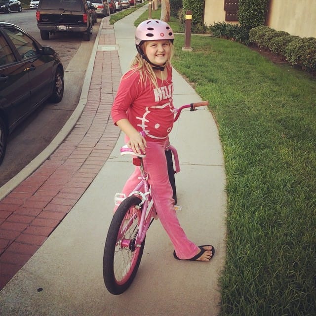 Bike riding with my little sweetie #bike #cycling #love