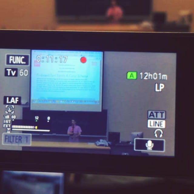 #hyperlapse of Greg dropping the design knowledge at #wclax
