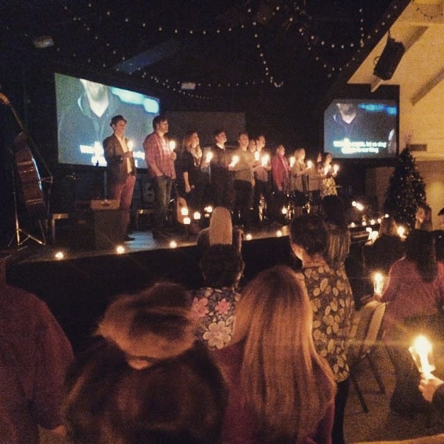 Singing with candlelight #wacc
