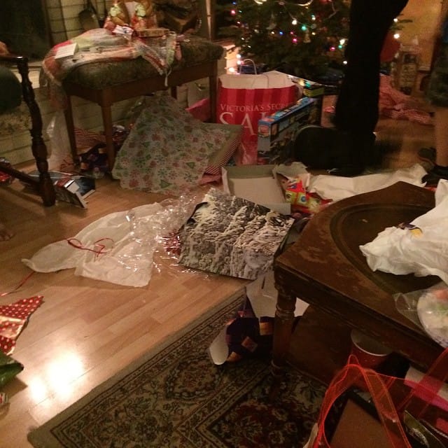Glee-debris carnage #christmaseveeve