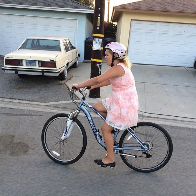 Bike riding with my Jess