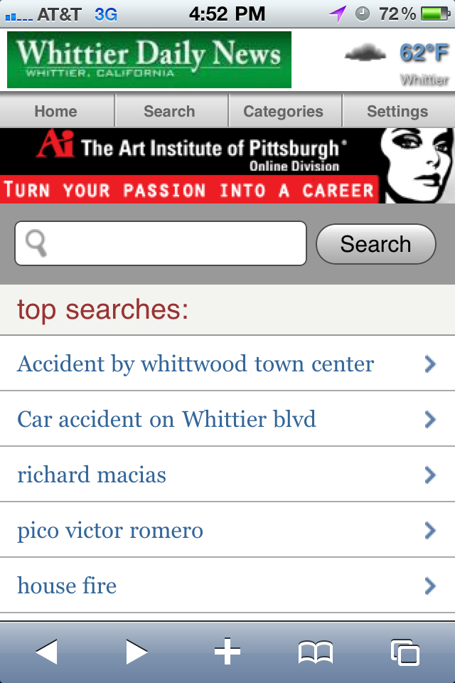 Hit and Run accident on Whittier Blvd, Whittier Daily News reports nothing Post image