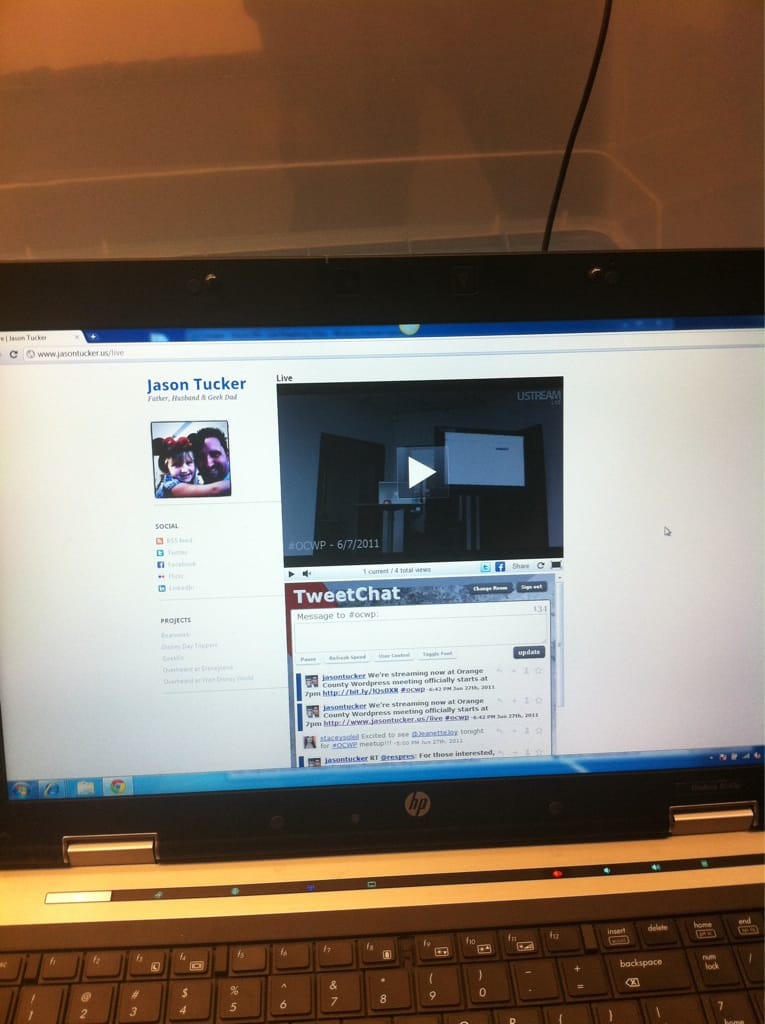 Streaming at OC Wordpress Meetup Post image
