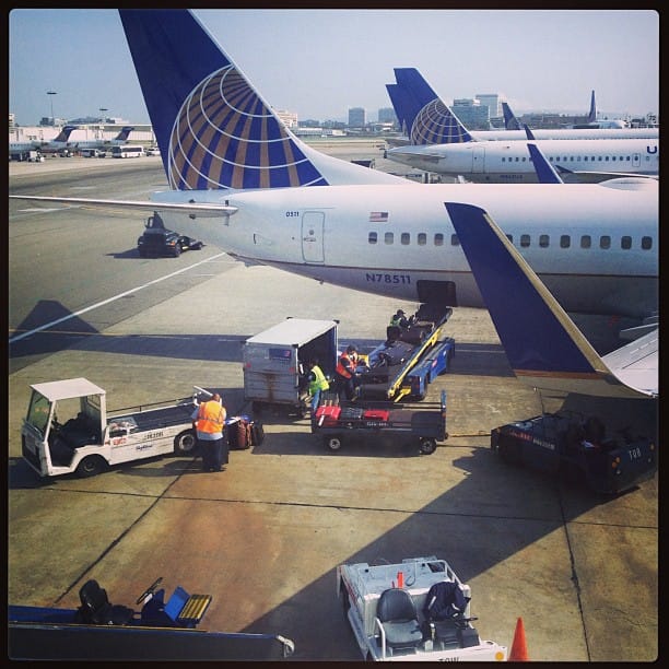 Might as well watch my luggage get unloaded. Post image