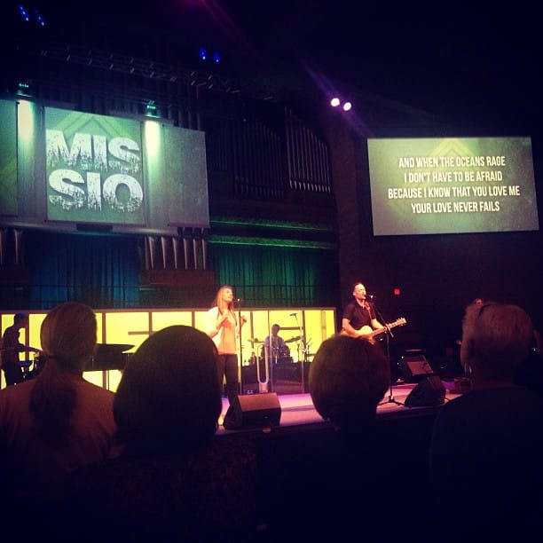 "Your love never changes" @evfreefullerton @mikeerre #church Post image