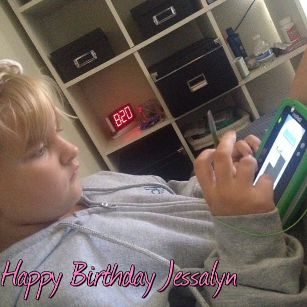 Happy Birthday Jessalyn. #leappad2 #birthday Post image