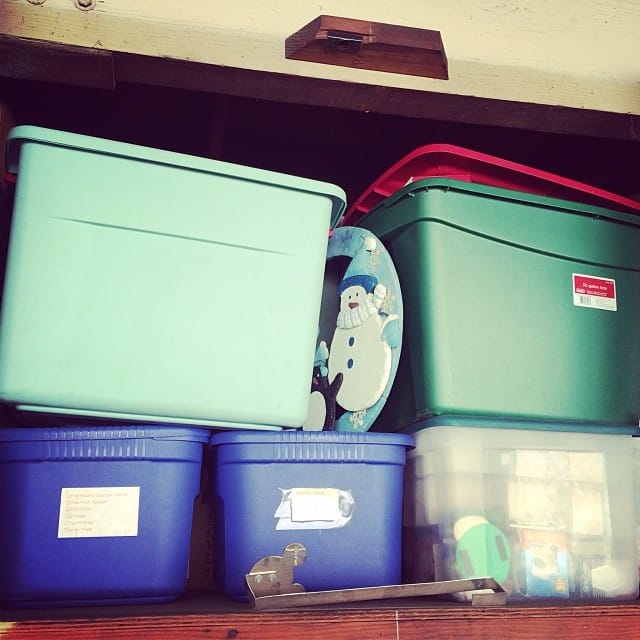 Removing #christmas begins. First up is getting all of these boxes to the apartment to pack it all up. Post image