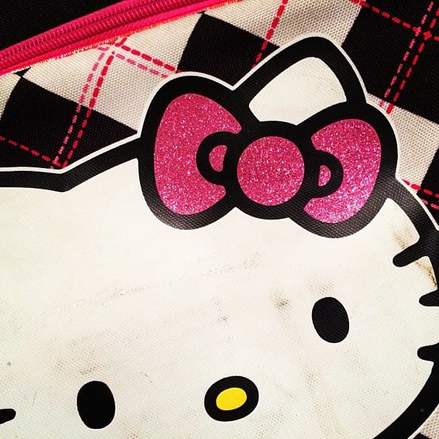 She may be a little beat up but Jessalyn's Hello Kitty backpack is "shiny" #365 Post image