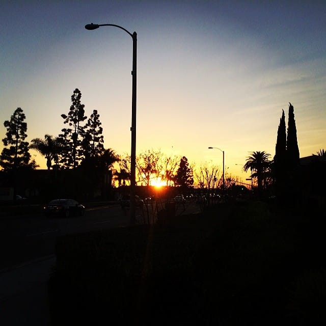 When the sun sets you can see the day from two different perspectives: into the light everything is dark but with the light behind you everything is b Post image