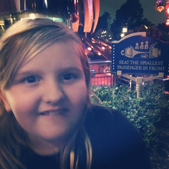 I "can't go without" this little girl on any of the kiddie rides at #Disneyland #365 Post image