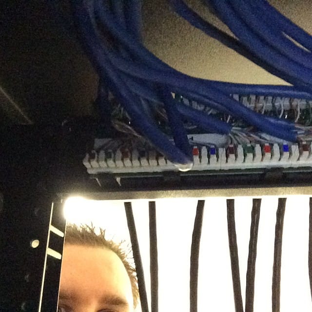 "I don't like" punching down wires. It's easy but a pain having to remove it from the rack. #365 Post image