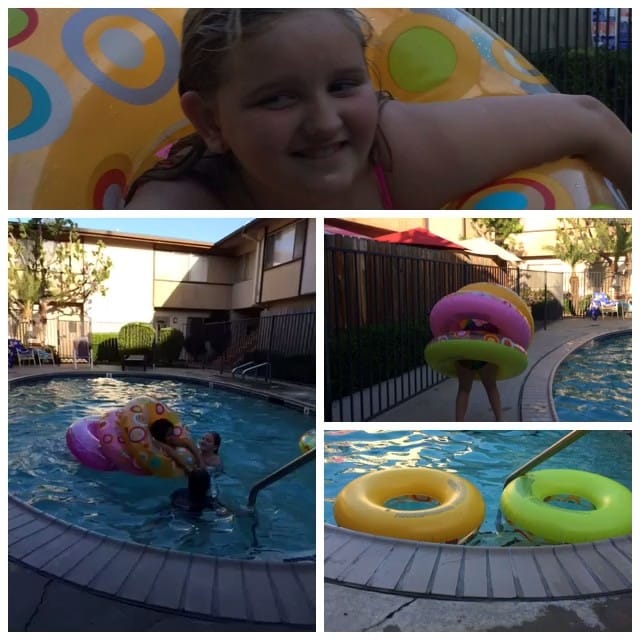 Silly kids playing in the pool. Trying every app I have while out here. Hahah Post image