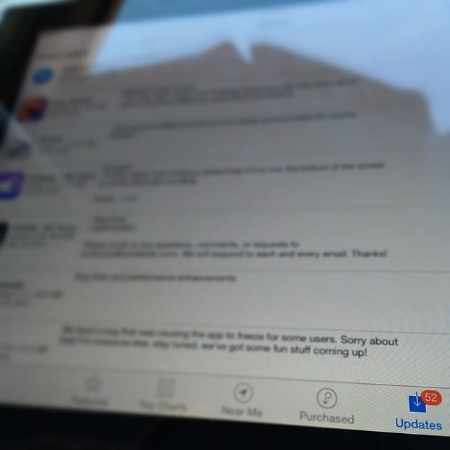 I haven't used this iPad in a while started at 107 updates. Post image