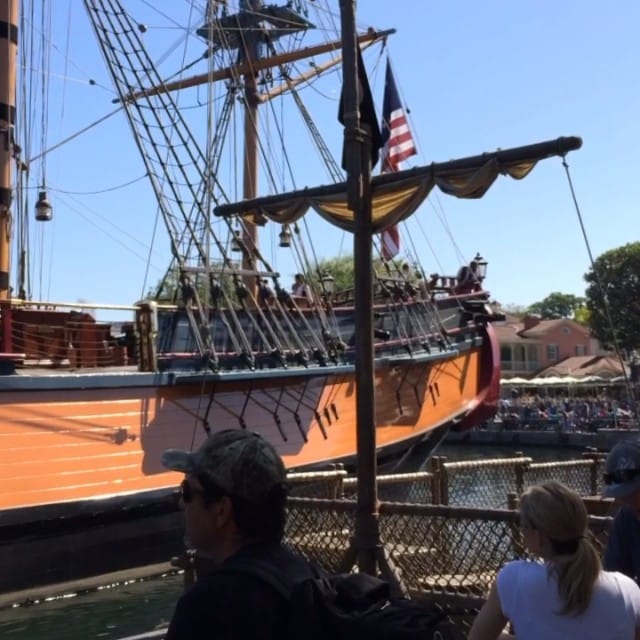 *beep beep beep* backing the ship up #disneyland Post image