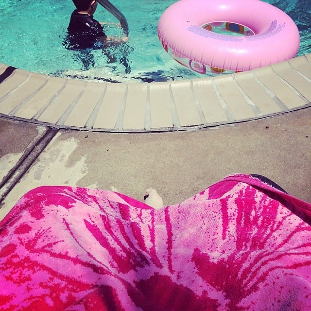 Sitting by the pool Post image