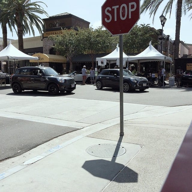 Minis on display at Birch Street. Post image