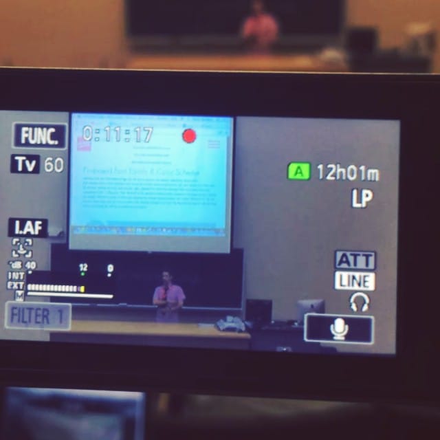 #hyperlapse of Greg dropping the design knowledge at #wclax Post image