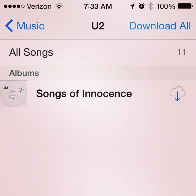 Yes, everyone with an iOS device got a copy of the U2 album weather you like it or not. It'd in iTunes under "purchased" #appleevent Post image
