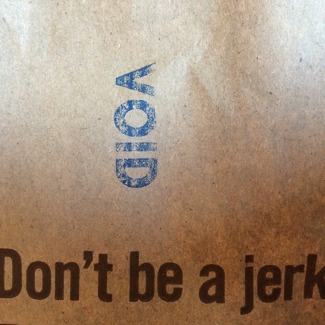 Don't be a jerk - *VOID* Post image