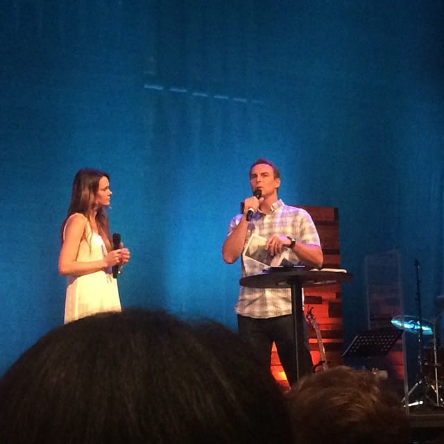 Pastor Erin Kerr & Amanda Young take the stage to talk about Rooted at @evfreefullerton http://www.evfreefullerton.com/rooted/ Post image