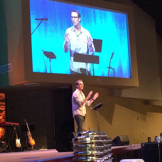 Watching @sparkykerr on stage sharing Rooted and testimonies of class members #evfreefullerton Post image