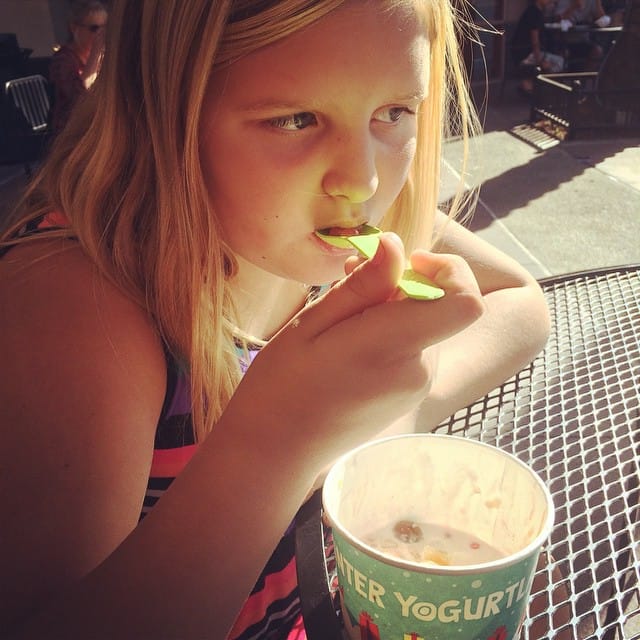 My date #fatherdaughter #yogurt Post image