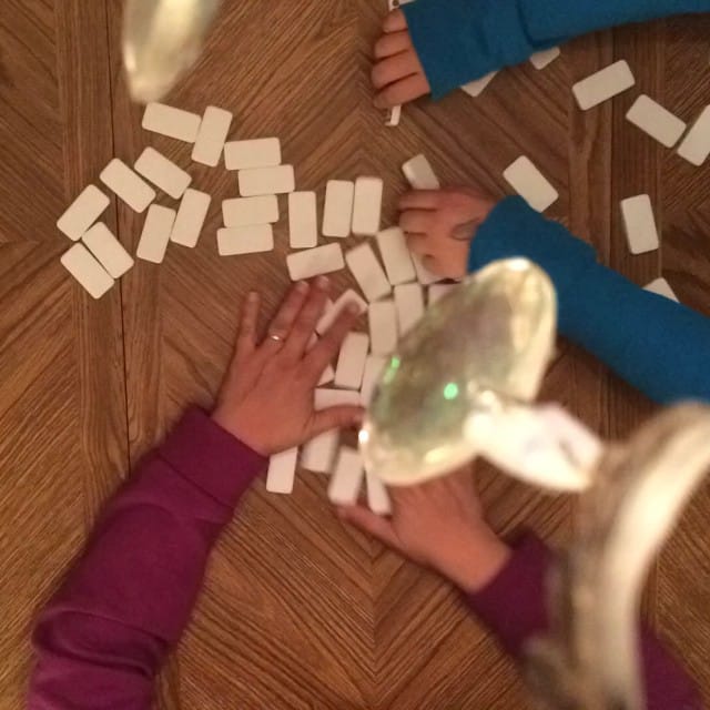 #Timelapse #dominos (from the chandelier) Post image