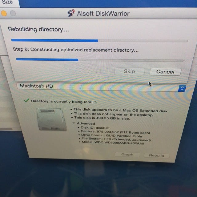 Work your magic DiskWarrior #99problems #yosemite #mac Post image