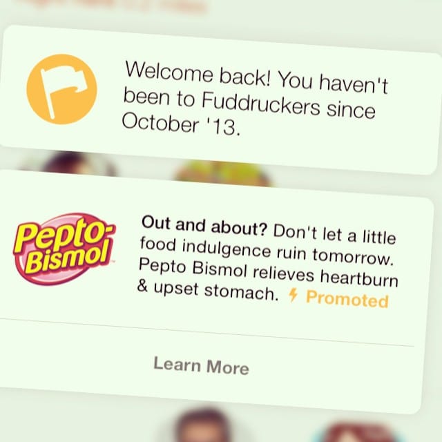 Great product ad placement #pepto Post image
