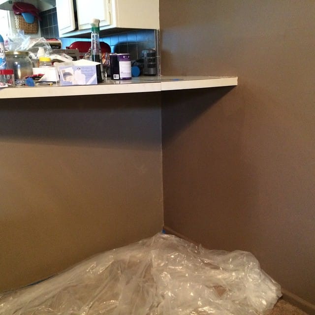 More painting this morning. #paint #diningroom Post image