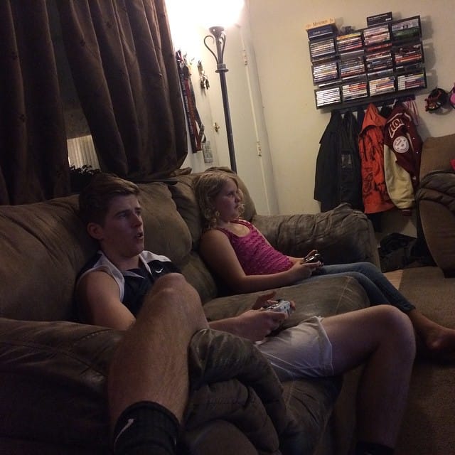 My kids playing Forza together Post image