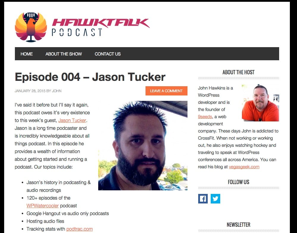 Listen to me on Hawk Talk Podcast Post image