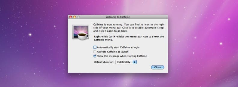 How to keep your Mac awake during presentations - Caffeine Post image