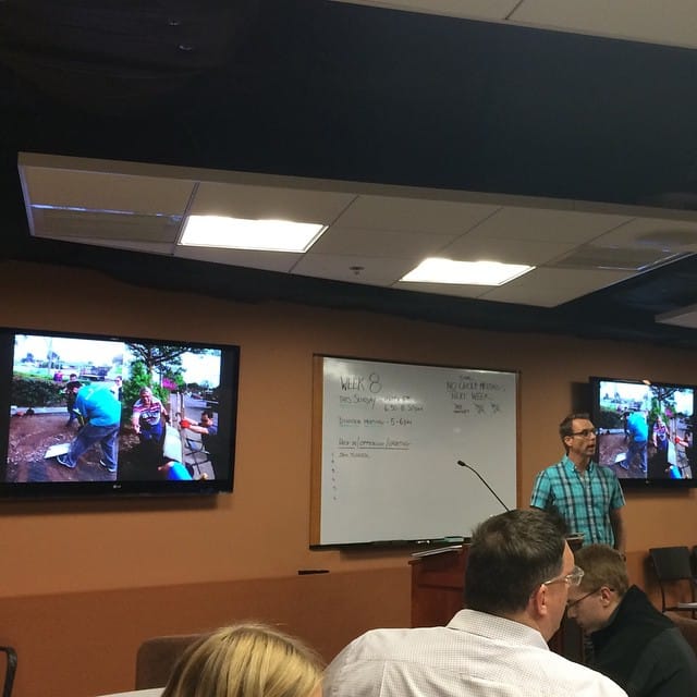 #Rooted at #evfreefullerton @sparkykerr leading the charge Post image