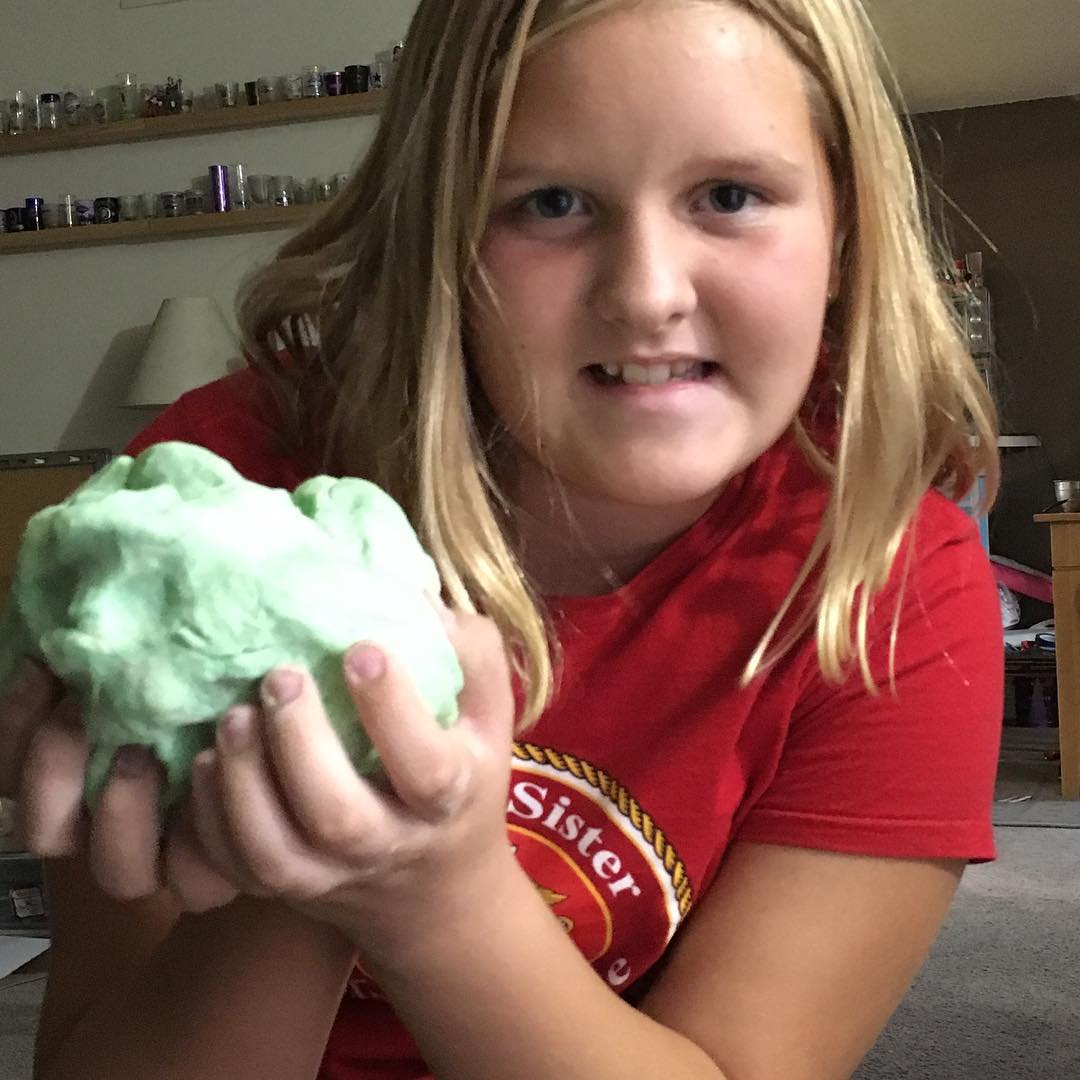 She made Playdough Post image
