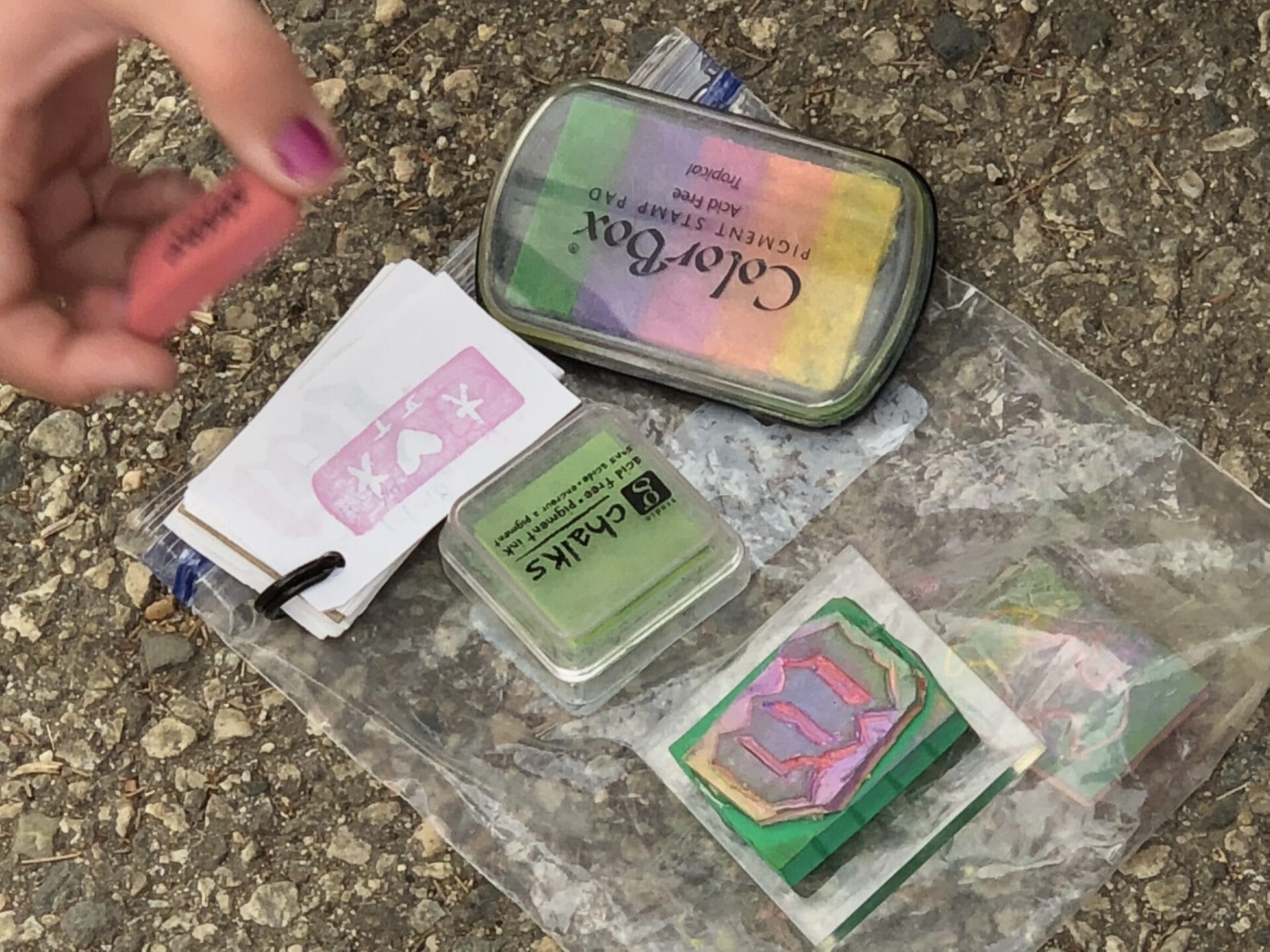 Our annual tradition, Letterboxing on January 1st Post image