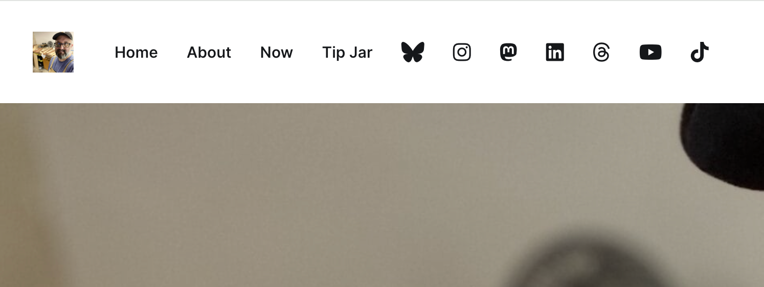 Adding social networks to your Ghost blog navigation, including Bluesky Post image