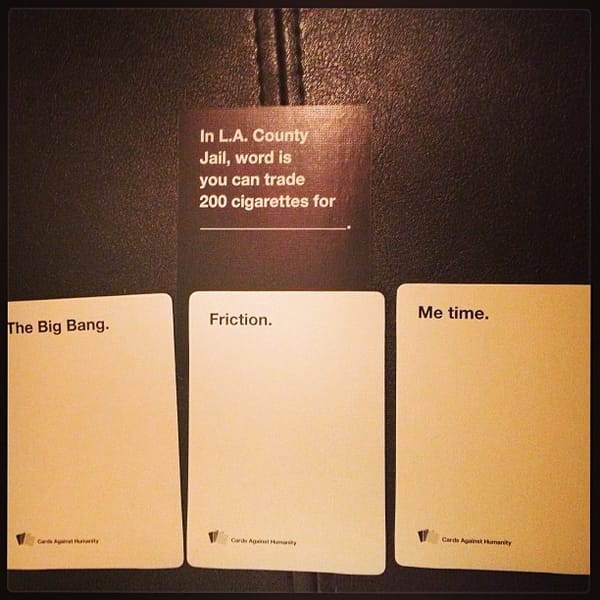 #Cardsagainsthumanity