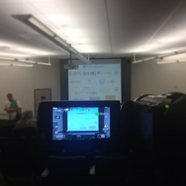 My vantage point at #WCOC #wordpress