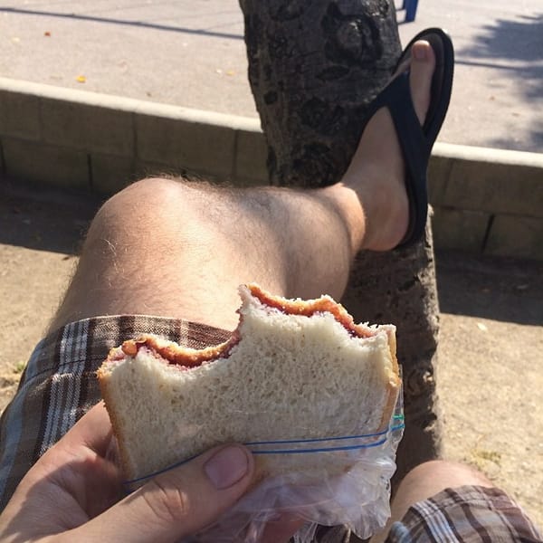 Lunch date at the park