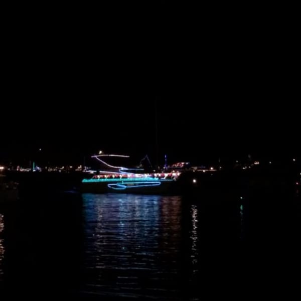 Rockin boat at the Newport Boat Parade