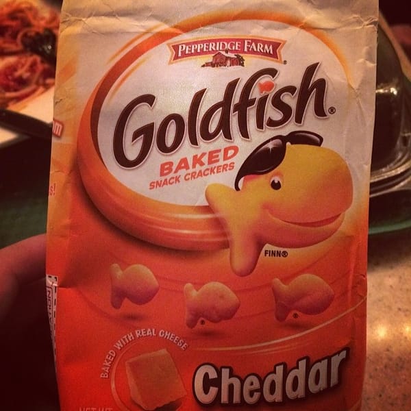 These goldfish are "crisp" #365