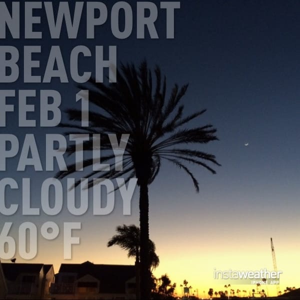 Chilly out at Lido tonight. #newportbeach #day #winter #clear #sunset