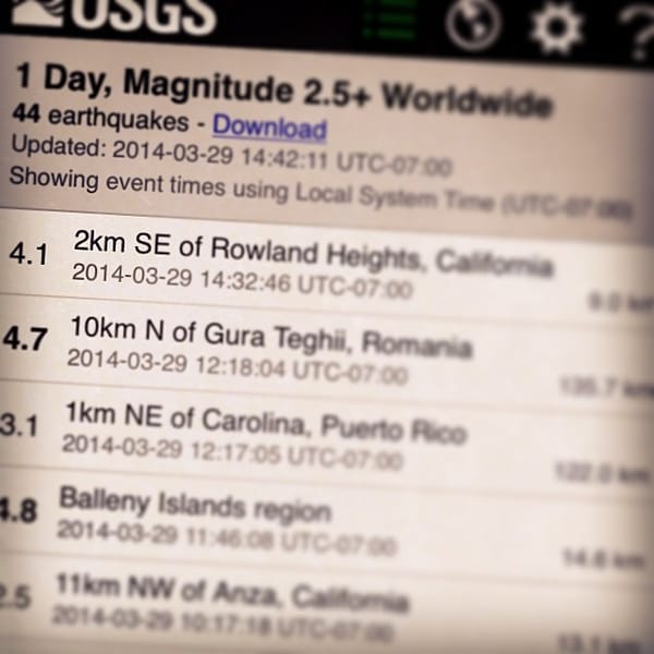 4.1, here in Whittier it felt like a truck his the side of the apartment. One violent shake and that was it. #earthquake #aftershock